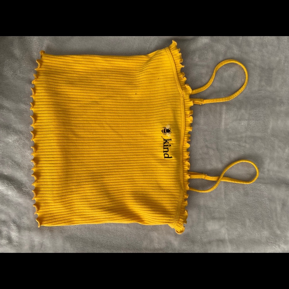 Yellow Crop Top